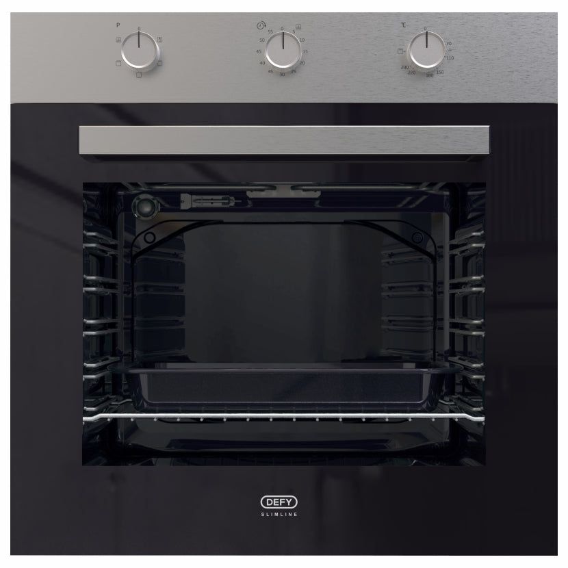 Defy - Slimline Eye-Level Oven - Stainless Steel